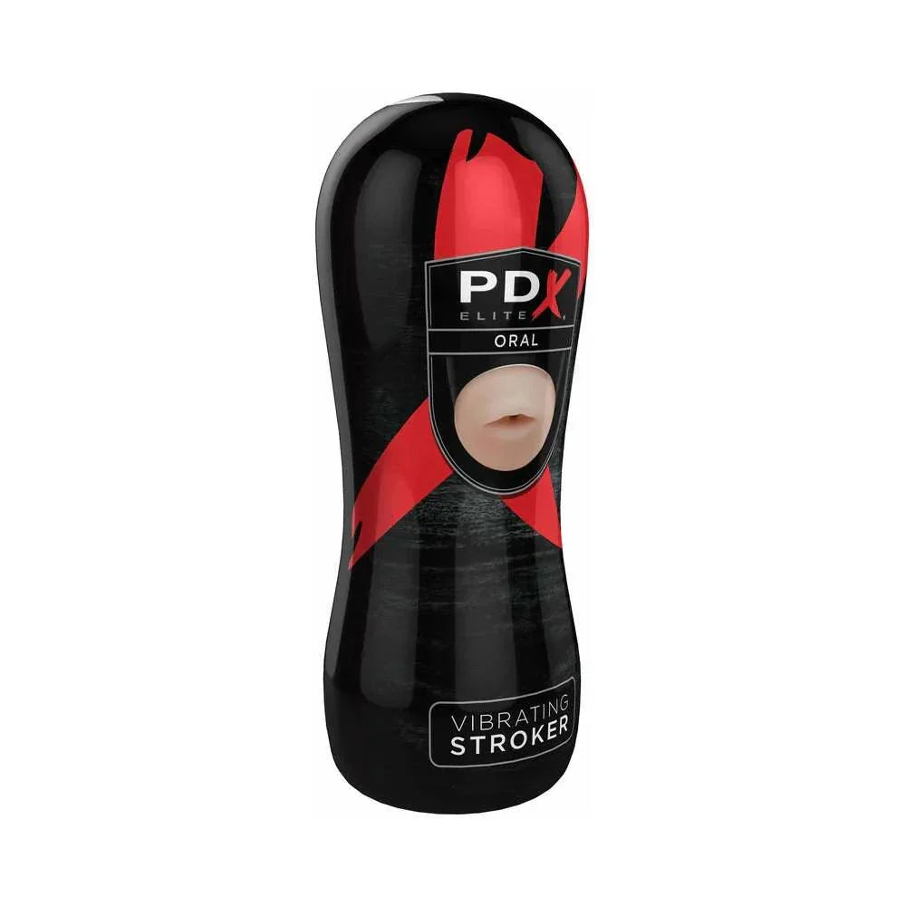 PDX Elite Vibrating Oral Masturbator with Bullet PDX Elite Vibrating Oral Masturbator with Bullet