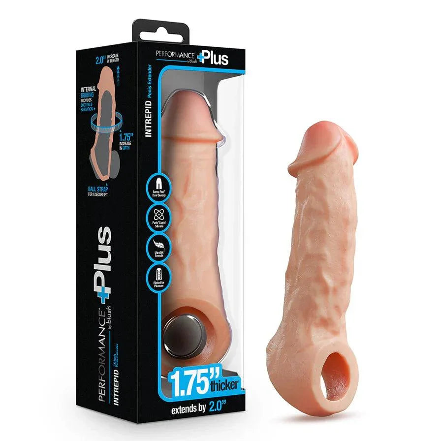 Performance Plus Intrepid Silicone Penis Xtender 2in - Buy At Luxury Toy X - Free 3-Day Shipping