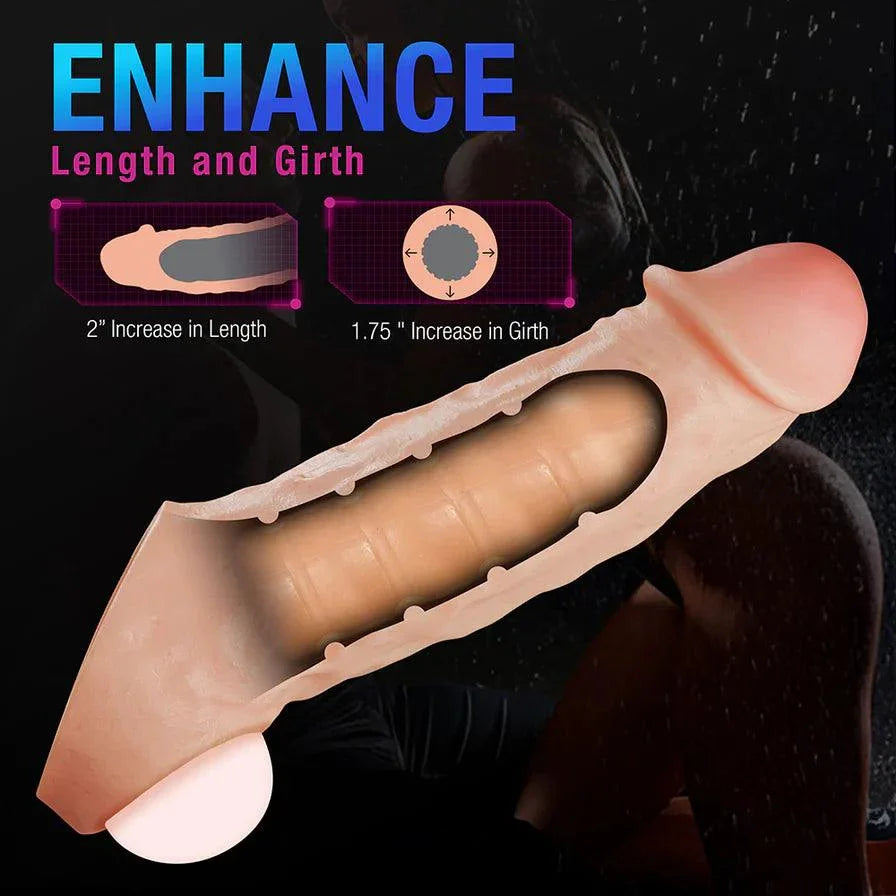 Performance Plus Intrepid Silicone Penis Xtender 2in - Buy At Luxury Toy X - Free 3-Day Shipping
