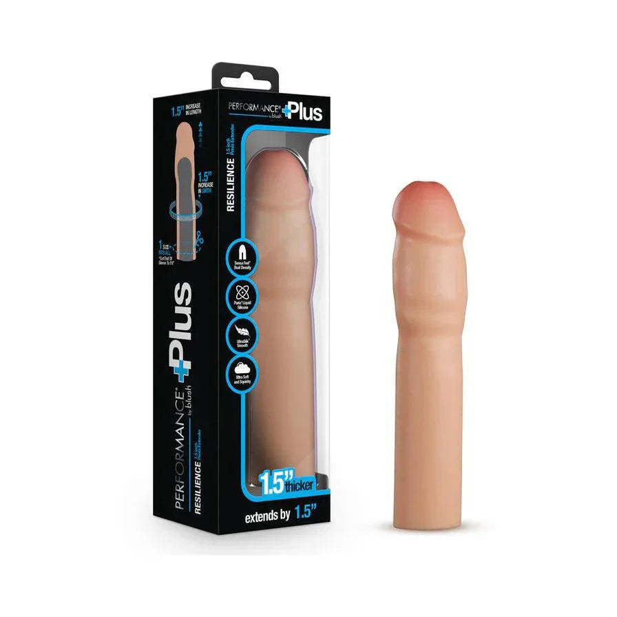 Performance Plus Silicone Penis Extender 1.5in - Buy At Luxury Toy X - Free 3-Day Shipping