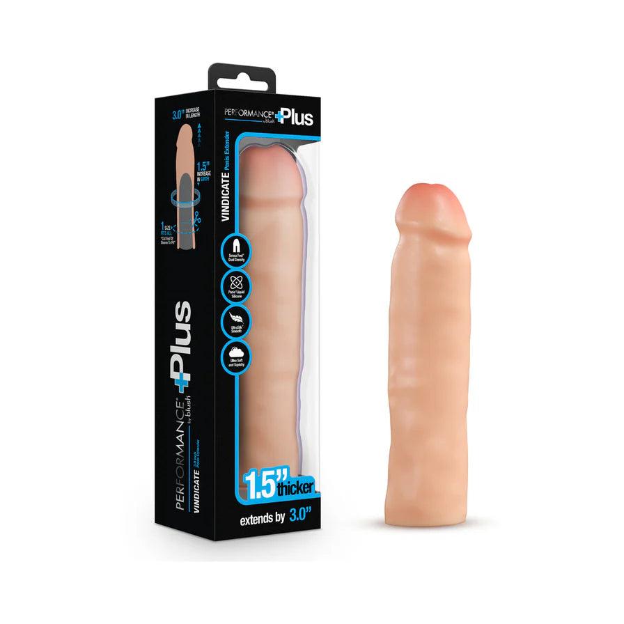 Performance Plus Silicone Penis Extender 3in - Buy At Luxury Toy X - Free 3-Day Shipping