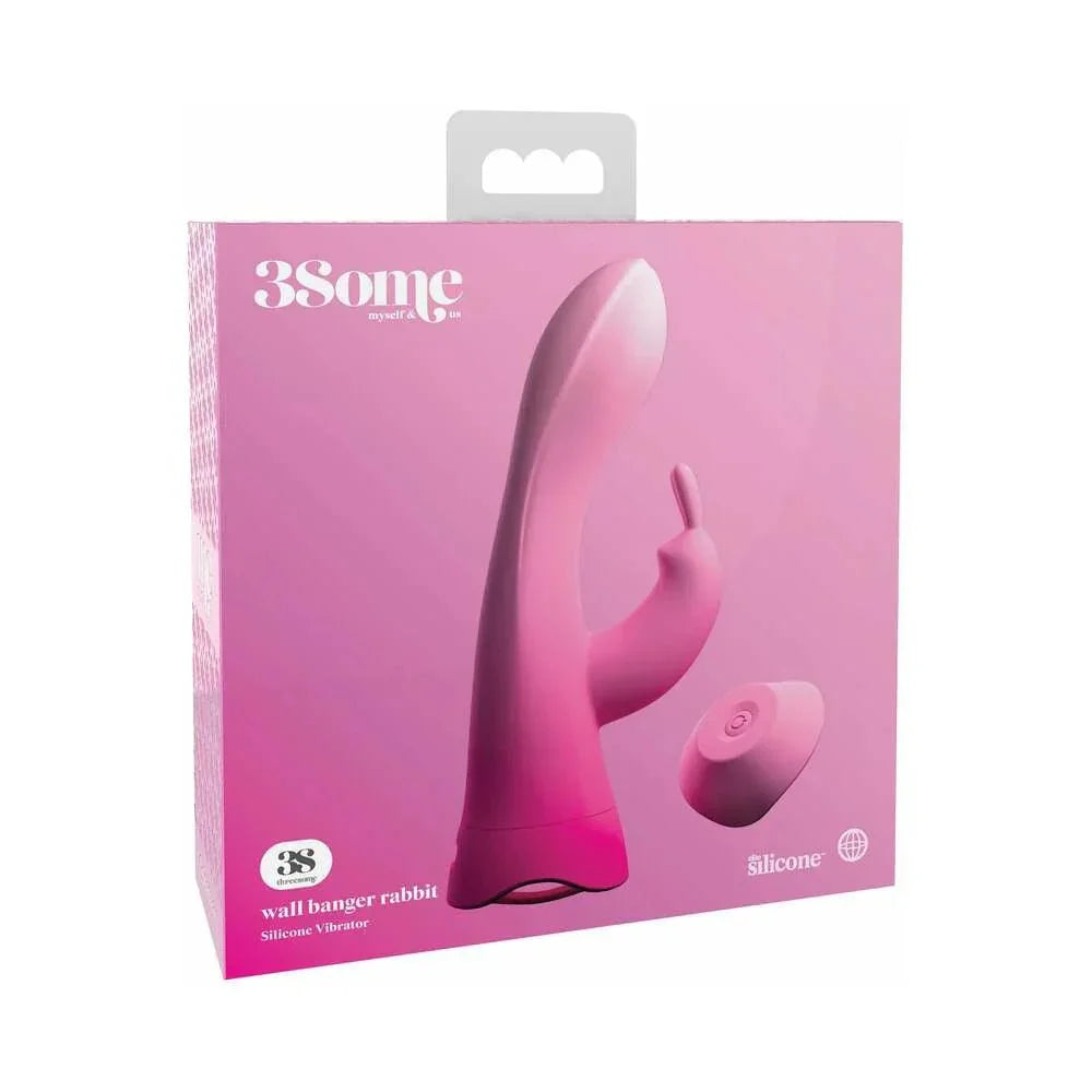 Pipedream 3Some Wall Banger Rabbit Vibrator With Suction Cup Pipedream 3Some Wall Banger Rabbit Vibrator With Suction Cup