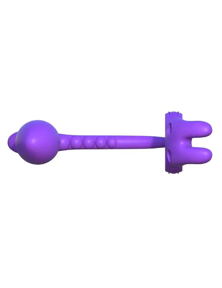 Pipedream Fantasy C-Ringz Ass-Gasm Silicone Vibrating Rabbit and Cock Ring - Buy At Luxury Toy X - Free 3-Day Shipping