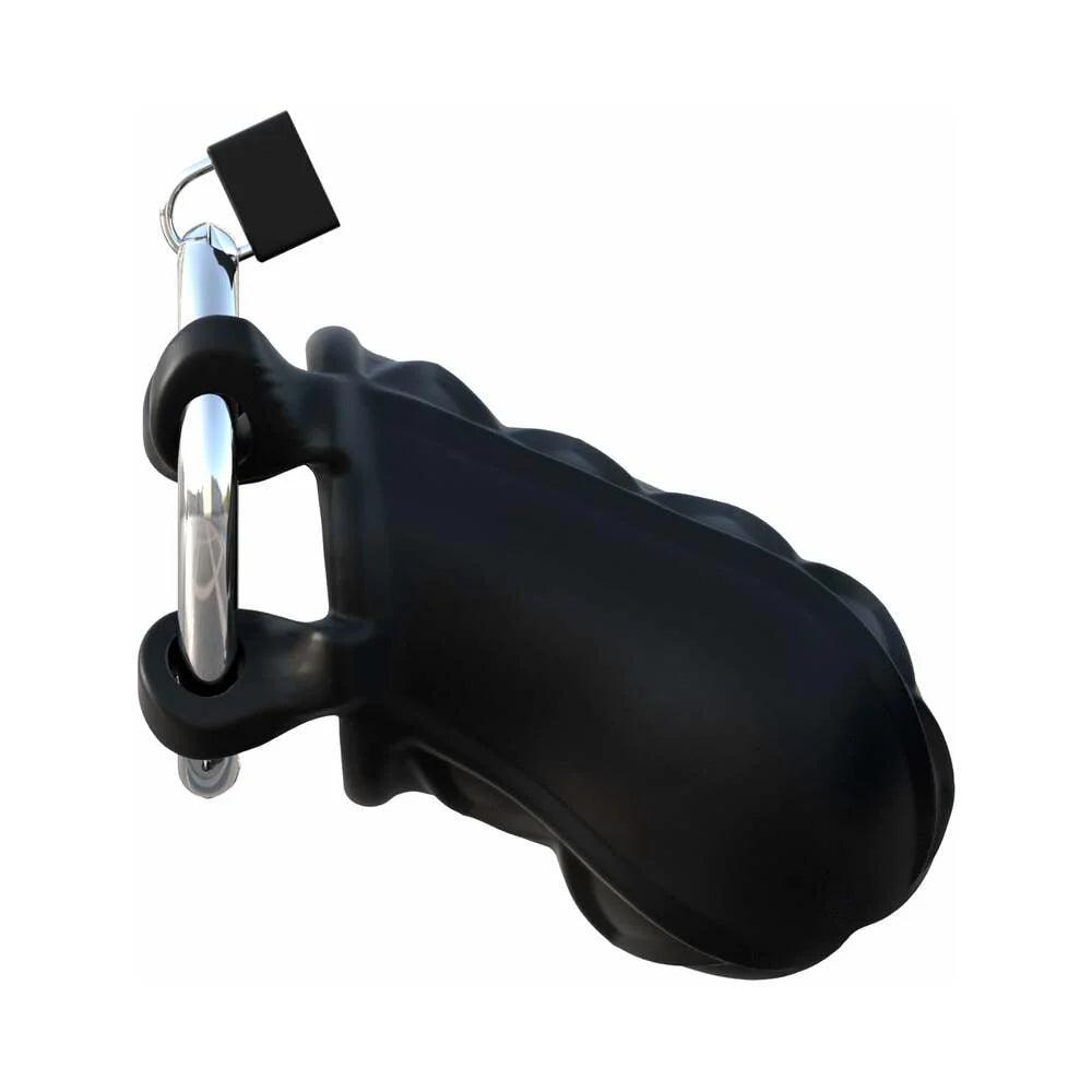 Pipedream Fantasy C-Ringz Extreme Silicone Cock Blocker Locking Chastity Cage - Buy At Luxury Toy X - Free 3-Day Shipping