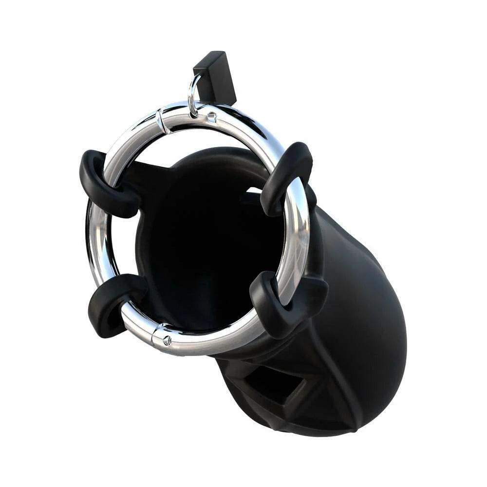 Pipedream Fantasy C-Ringz Extreme Silicone Cock Blocker Locking Chastity Cage - Buy At Luxury Toy X - Free 3-Day Shipping