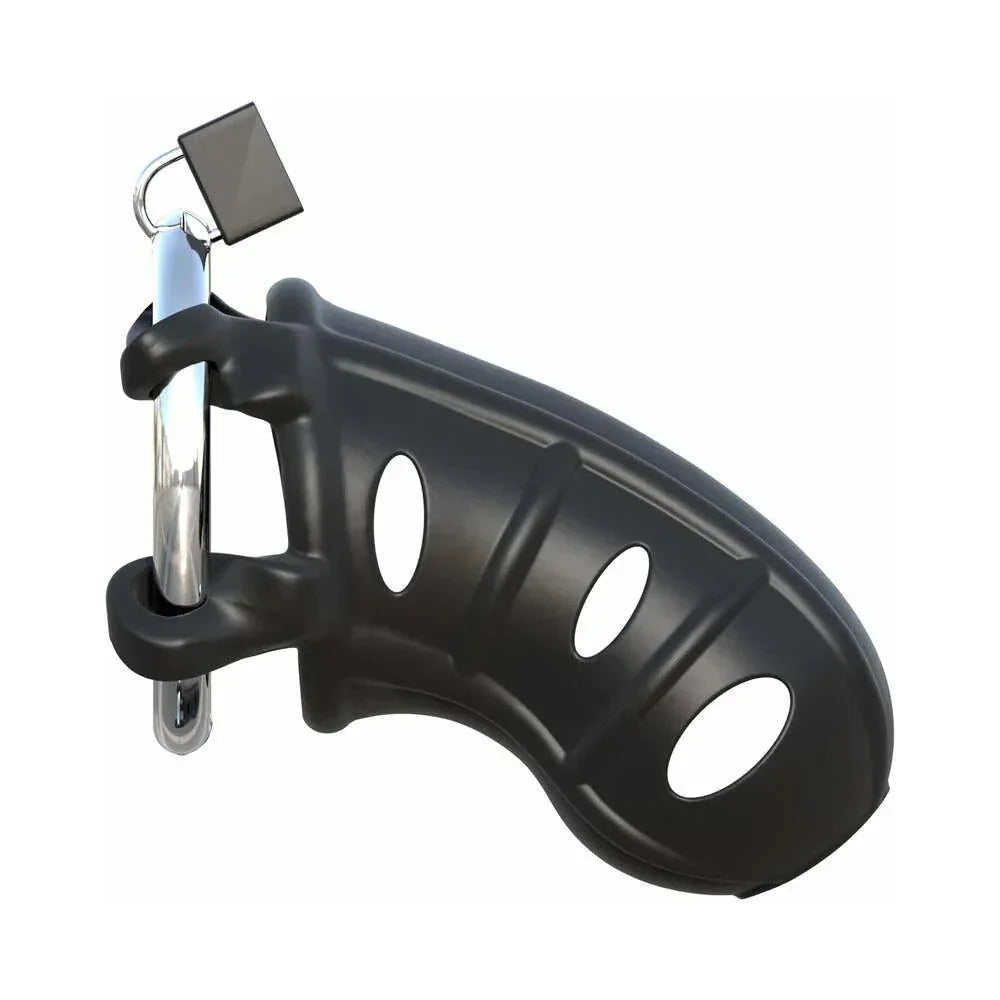 Pipedream Fantasy C-Ringz Hardcore Silicone Cock Blocker Locking Chastity Cage - Buy At Luxury Toy X - Free 3-Day Shipping
