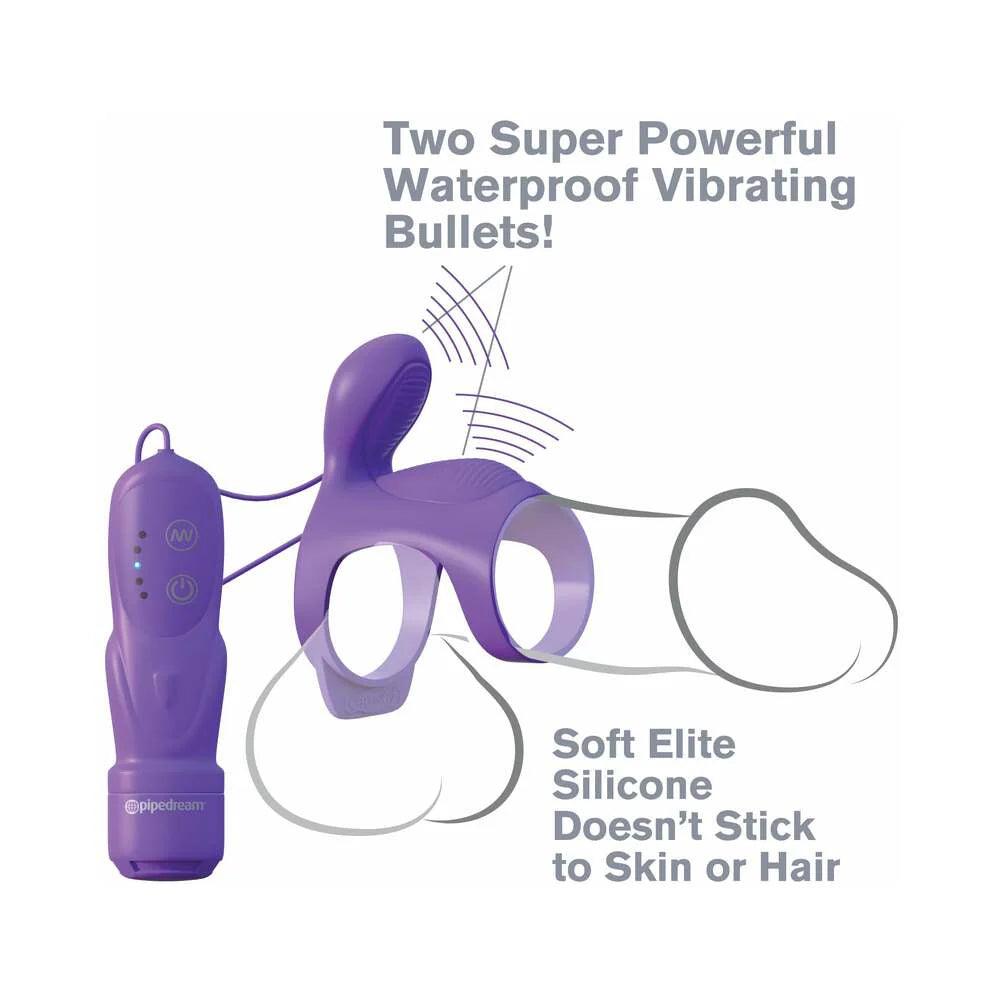 Pipedream Fantasy C-Ringz Ultimate Silicone Couples Cage Cock Ring - Buy At Luxury Toy X - Free 3-Day Shipping