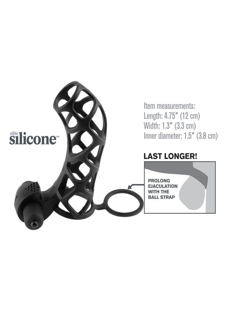 Pipedream Fantasy X-tensions Vibrating Extreme Silicone Power Cage - Buy At Luxury Toy X - Free 3-Day Shipping