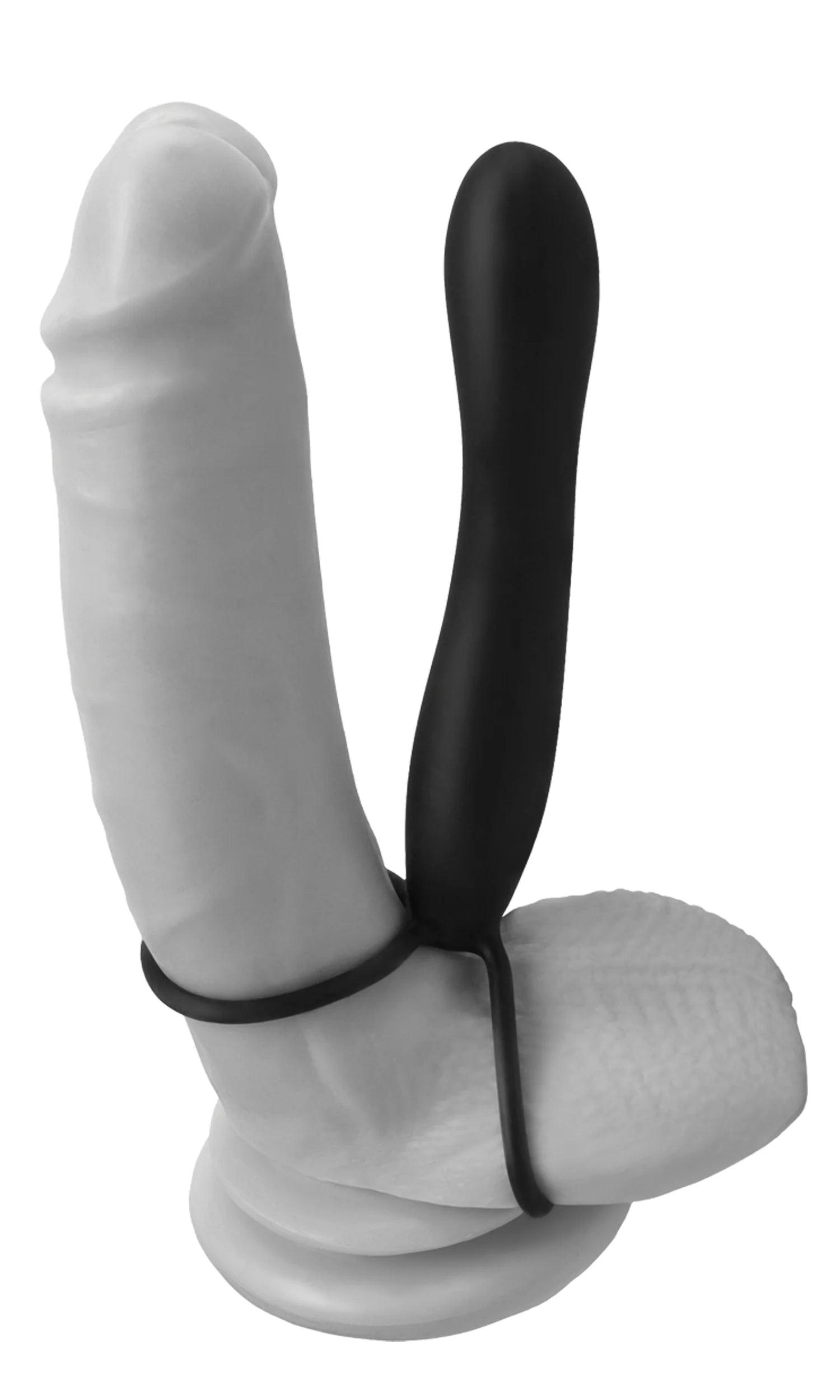 Pipedream Fetish Fantasy Elite Double Trouble 6 in. Silicone Dual-Entry Strap-On Dildo - Buy At Luxury Toy X - Free 3-Day Shipping