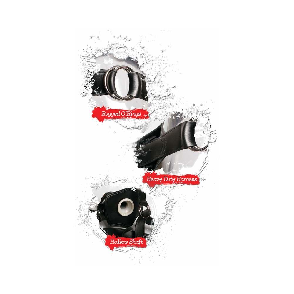 Pipedream Fetish Fantasy Extreme Adjustable 10 in. Extreme Hollow Strap-On With Balls - Buy At Luxury Toy X - Free 3-Day Shipping