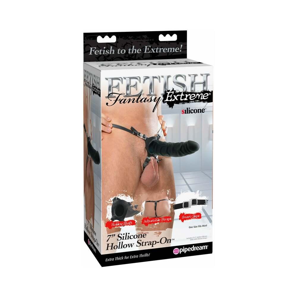 Pipedream Fetish Fantasy Extreme Adjustable 7 in. Silicone Hollow Strap-On - Buy At Luxury Toy X - Free 3-Day Shipping