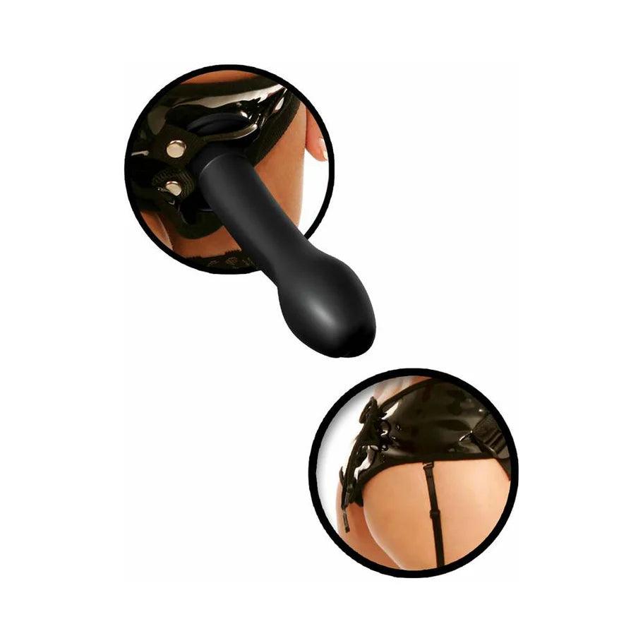 Pipedream Fetish Fantasy Series Garter Belt Strap On Set 5.5in - Buy At Luxury Toy X - Free 3-Day Shipping