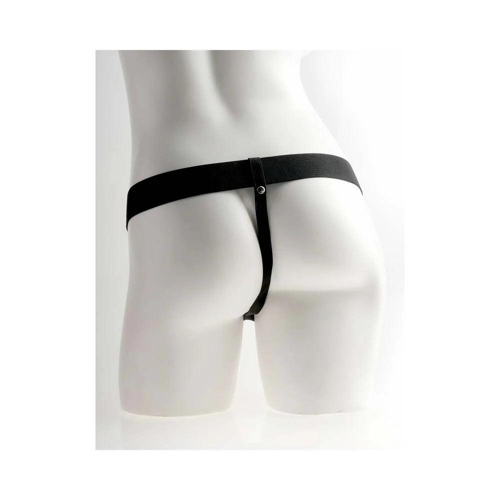 Pipedream Fetish Fantasy Series Rechargeable Vibrating 6 in. Hollow Strap-On With Balls - Buy At Luxury Toy X - Free 3-Day Shipping