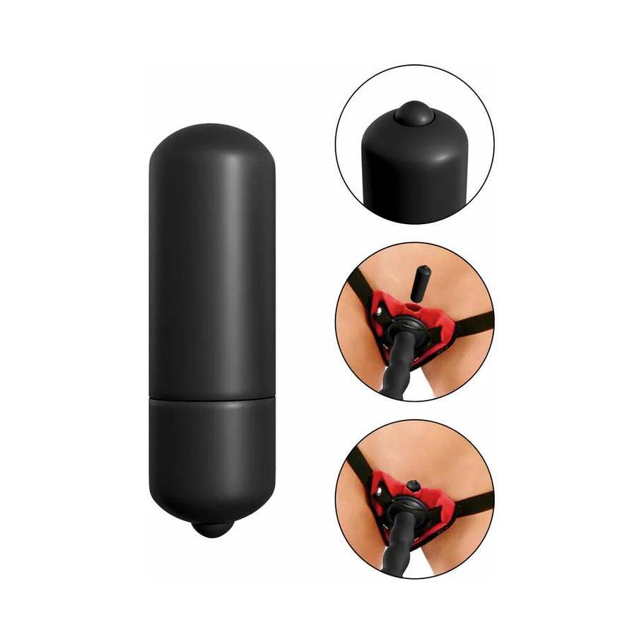Pipedream Fetish Fantasy Series Vibrating Strap-On Dildo 6in and Harness Set with Bullet - Buy At Luxury Toy X - Free 3-Day Shipping
