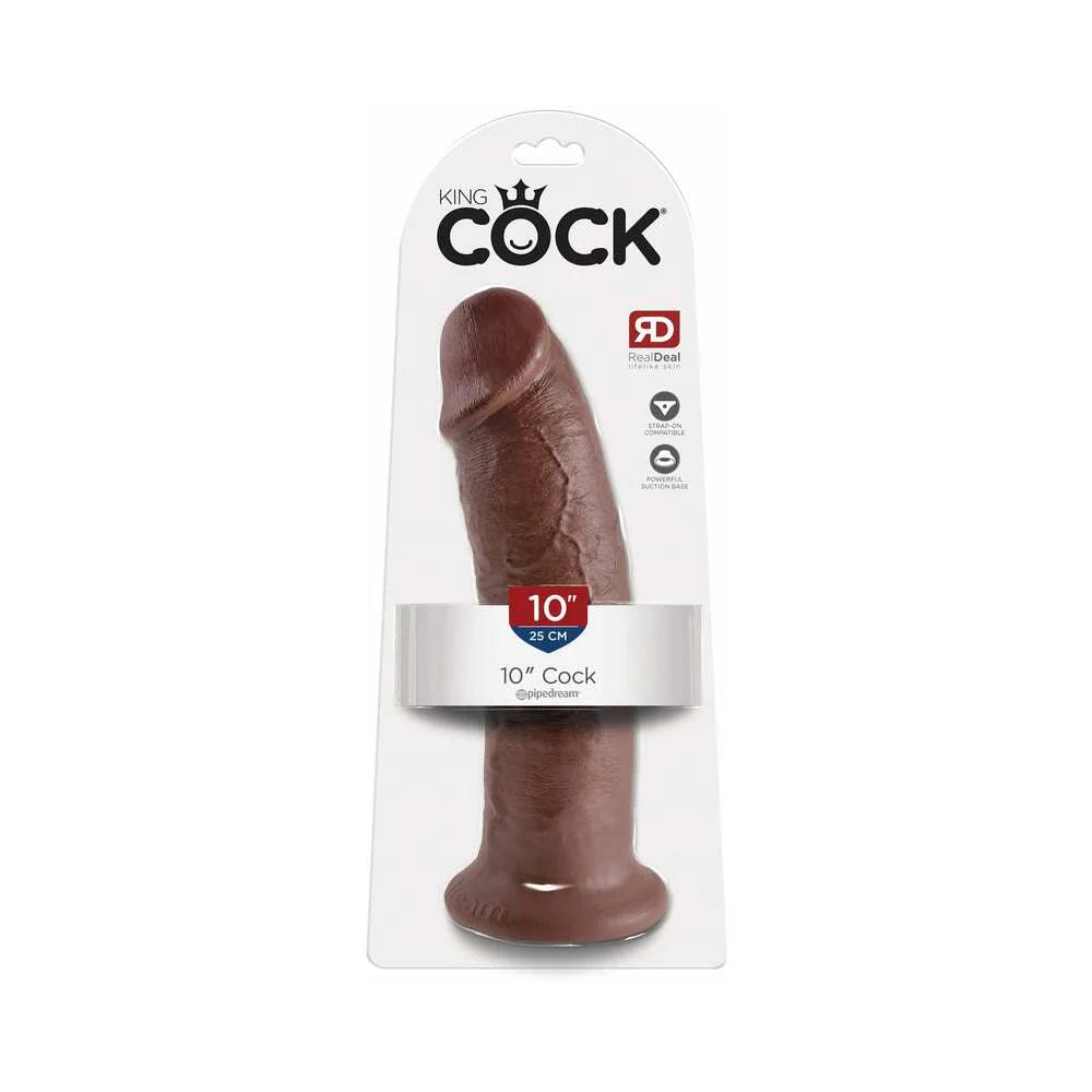 Pipedream King Cock 10 in. Cock Realistic Dildo With Suction Cup - Buy At Luxury Toy X - Free 3-Day Shipping