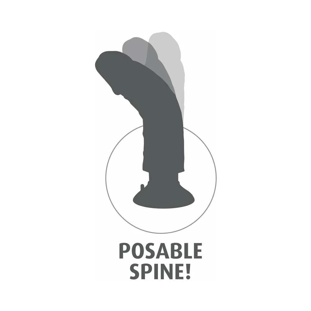 Pipedream King Cock 10 in. Vibrating Cock Poseable Dildo With Suction Cup - Buy At Luxury Toy X - Free 3-Day Shipping