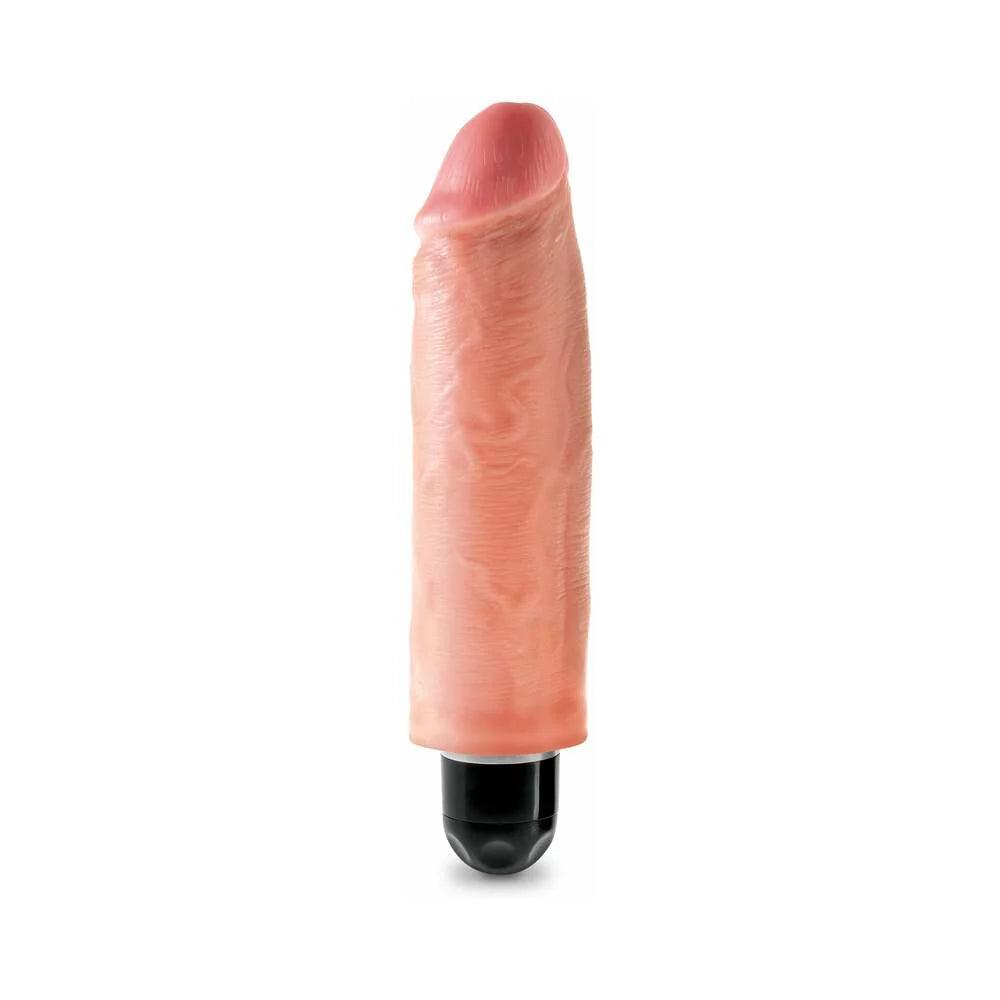 Pipedream King Cock 6 in. Vibrating Stiffy Realistic Dildo - Buy At Luxury Toy X - Free 3-Day Shipping