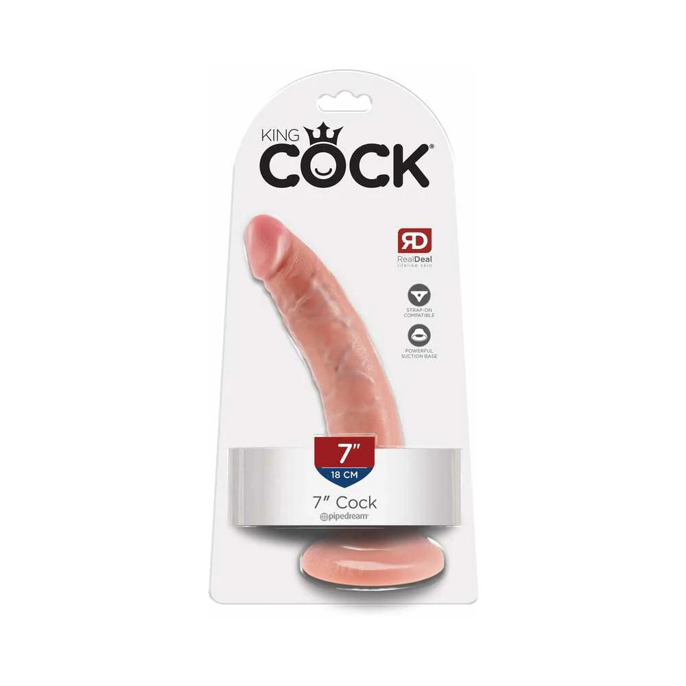 Pipedream King Cock 7 in. Cock Realistic Dildo With Suction Cup - Buy At Luxury Toy X - Free 3-Day Shipping