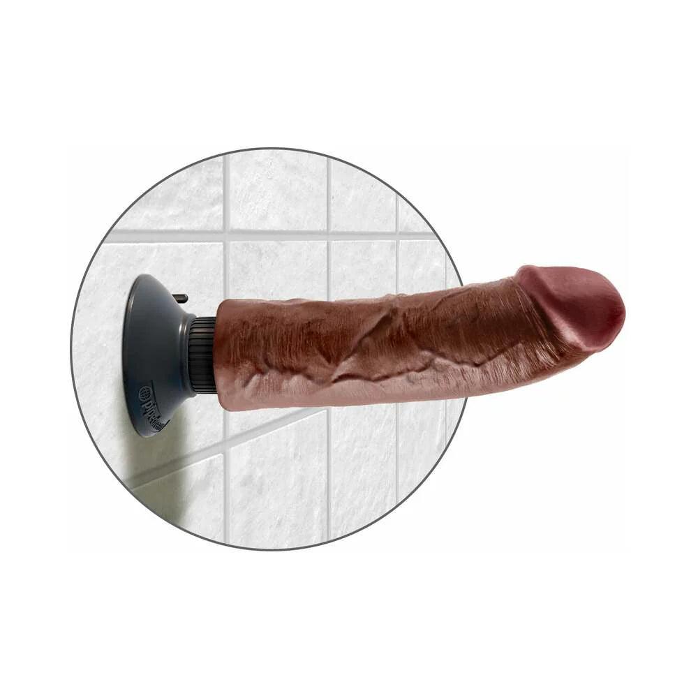 Pipedream King Cock 8 in. Vibrating Cock Poseable Dildo With Suction Cup - Buy At Luxury Toy X - Free 3-Day Shipping