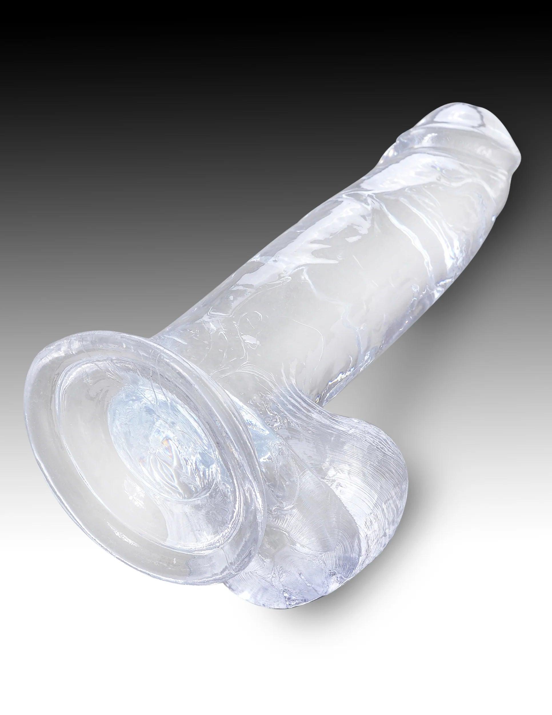 Pipedream King Cock Clear Dildo with Balls 7in - Buy At Luxury Toy X - Free 3-Day Shipping