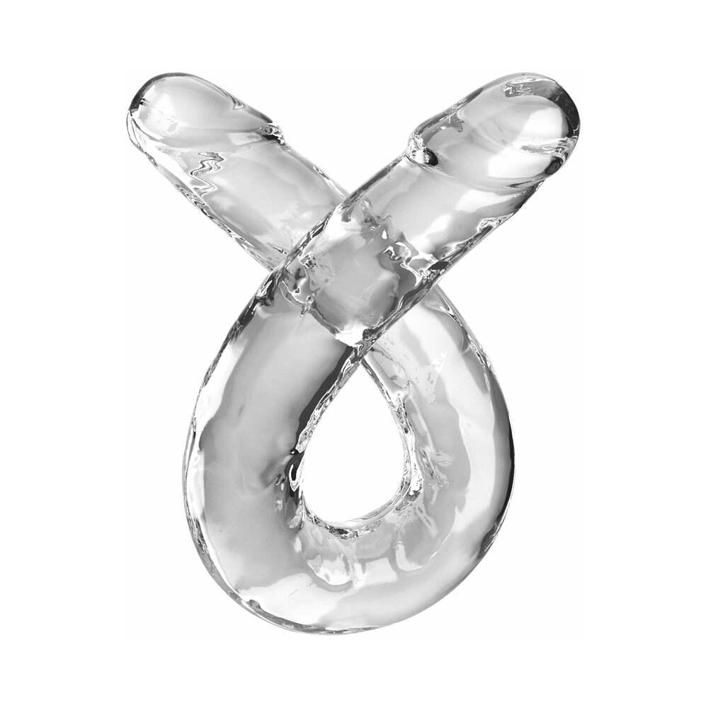 Pipedream King Cock Double Dildo 18 in. Clear - Buy At Luxury Toy X - Free 3-Day Shipping