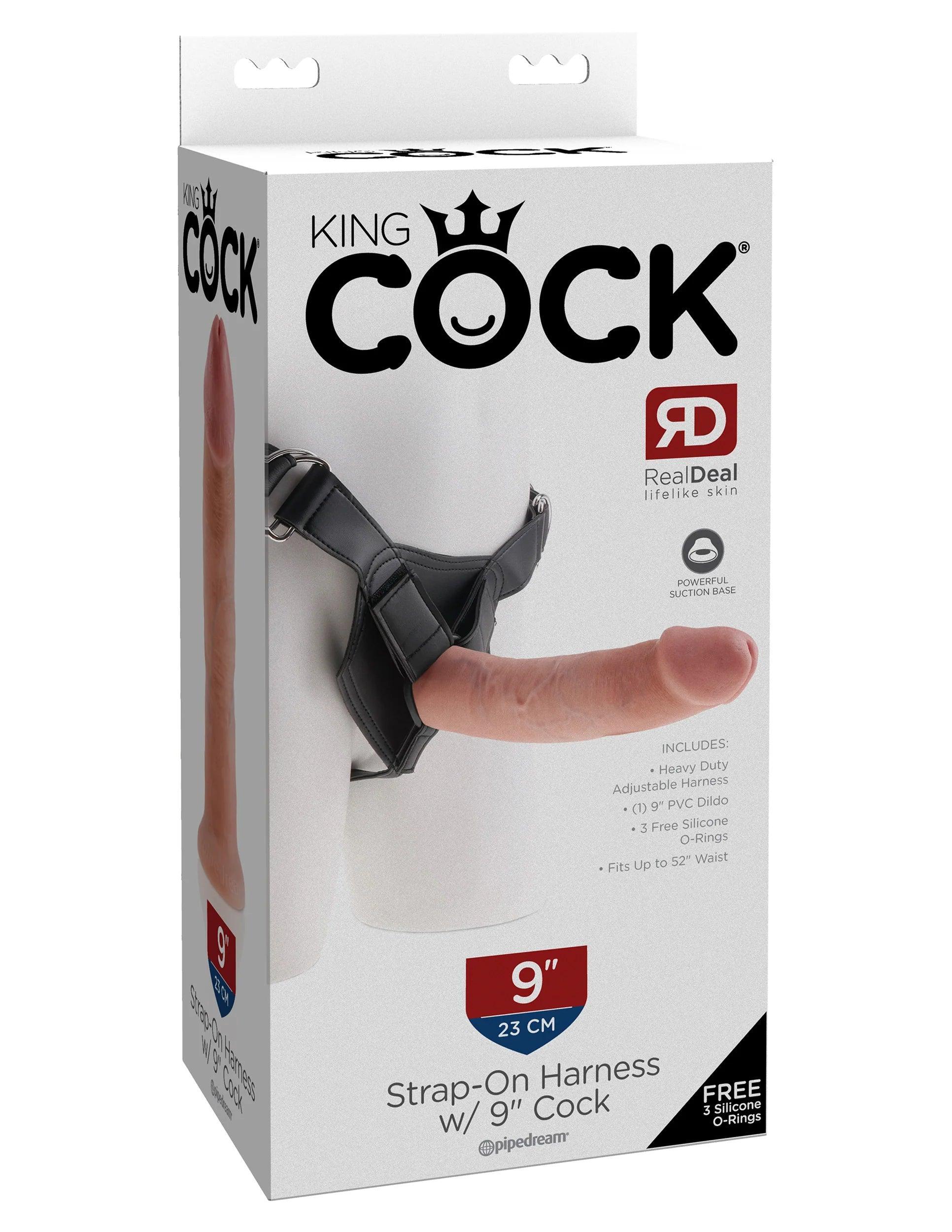 Pipedream King Cock Strap-on Harness With 9in. Dildo - Buy At Luxury Toy X - Free 3-Day Shipping