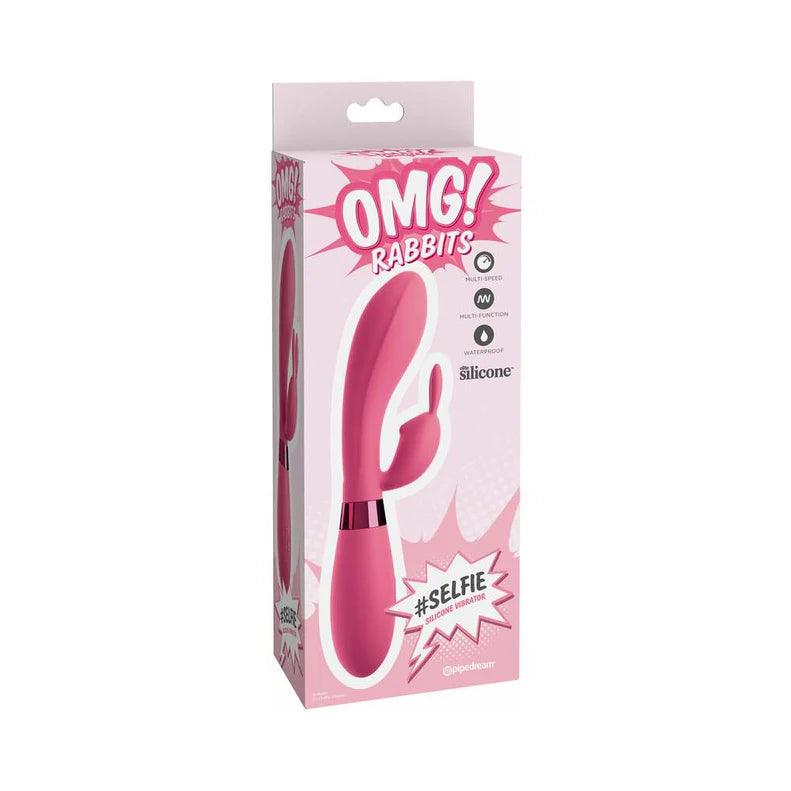 Pipedream OMG! Rabbits #Selfie Silicone Vibrator - Buy At Luxury Toy X - Free 3-Day Shipping