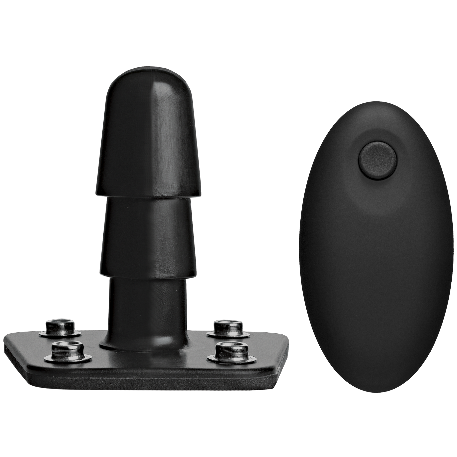 Vac-U-Lock - Supreme Harness With Vibrating Plug and Wireless Remote