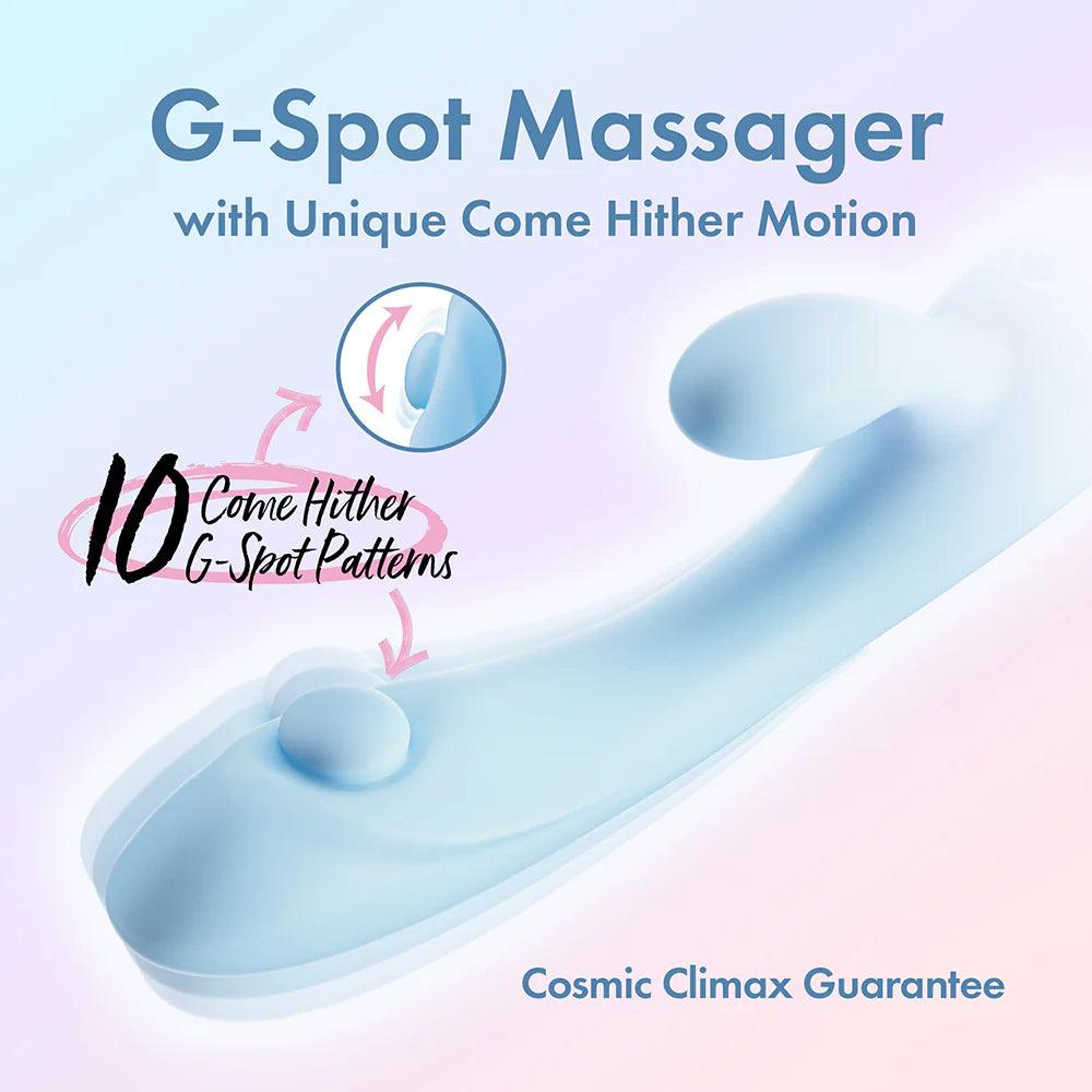 Play with Me Moondust Magic Rechargeable Silicone Rabbit Vibrator - Buy At Luxury Toy X - Free 3-Day Shipping