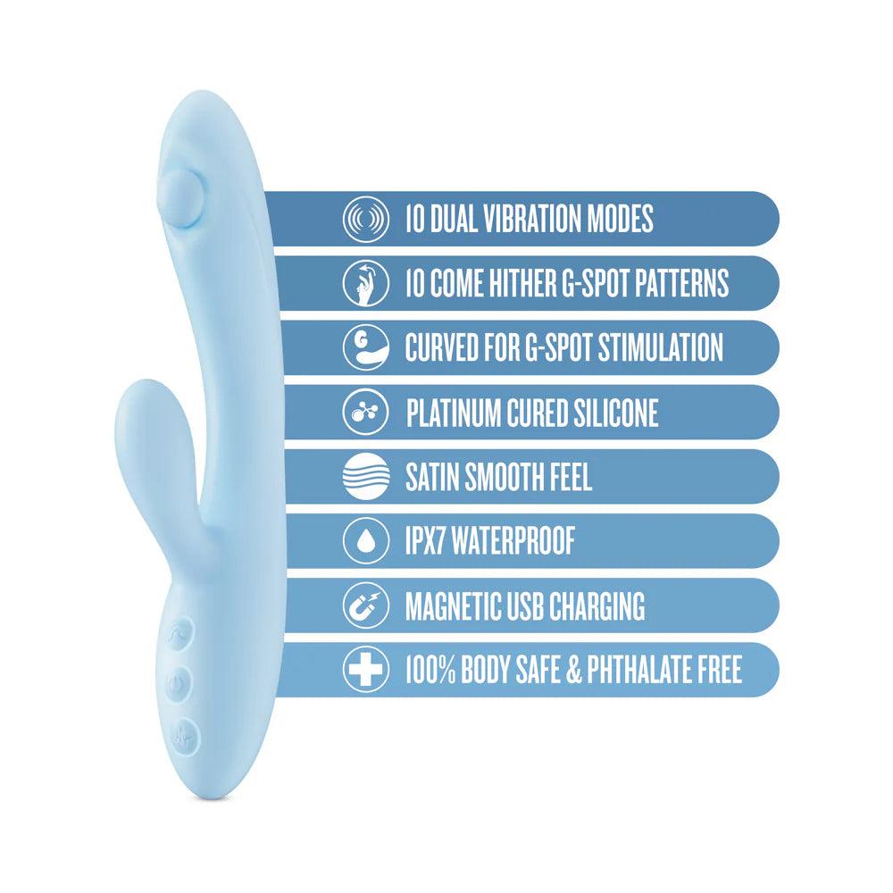 Play with Me Moondust Magic Rechargeable Silicone Rabbit Vibrator - Buy At Luxury Toy X - Free 3-Day Shipping
