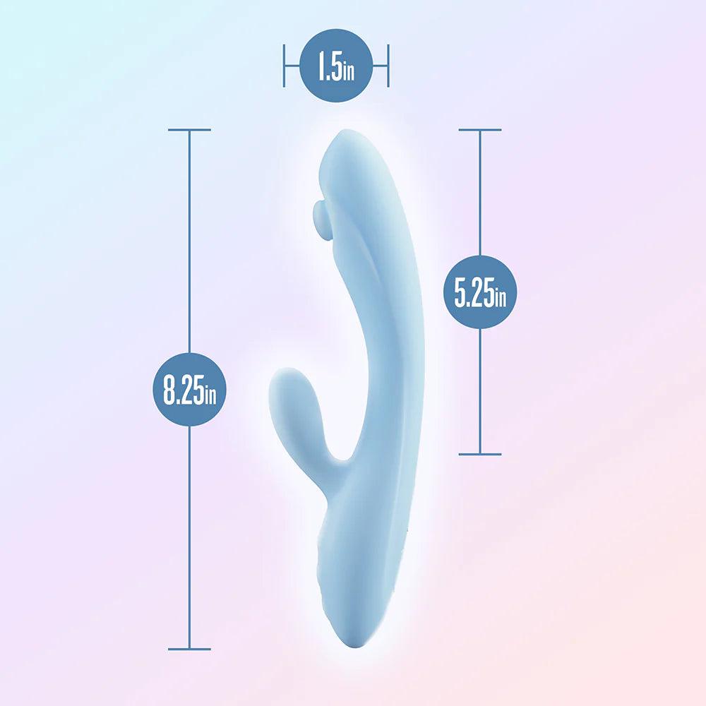 Play with Me Moondust Magic Rechargeable Silicone Rabbit Vibrator - Buy At Luxury Toy X - Free 3-Day Shipping
