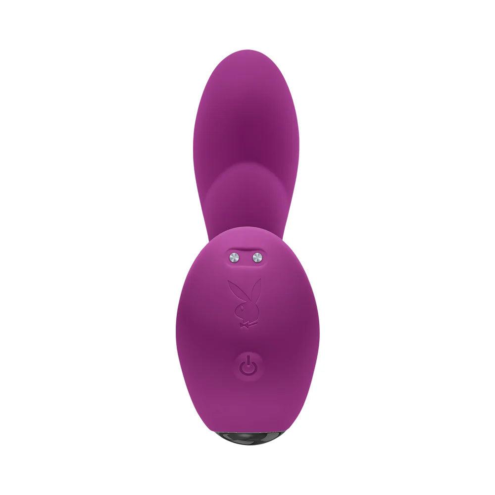 Playboy Arch Rechargeable Silicone G-spot Vibrator - Buy At Luxury Toy X - Free 3-Day Shipping