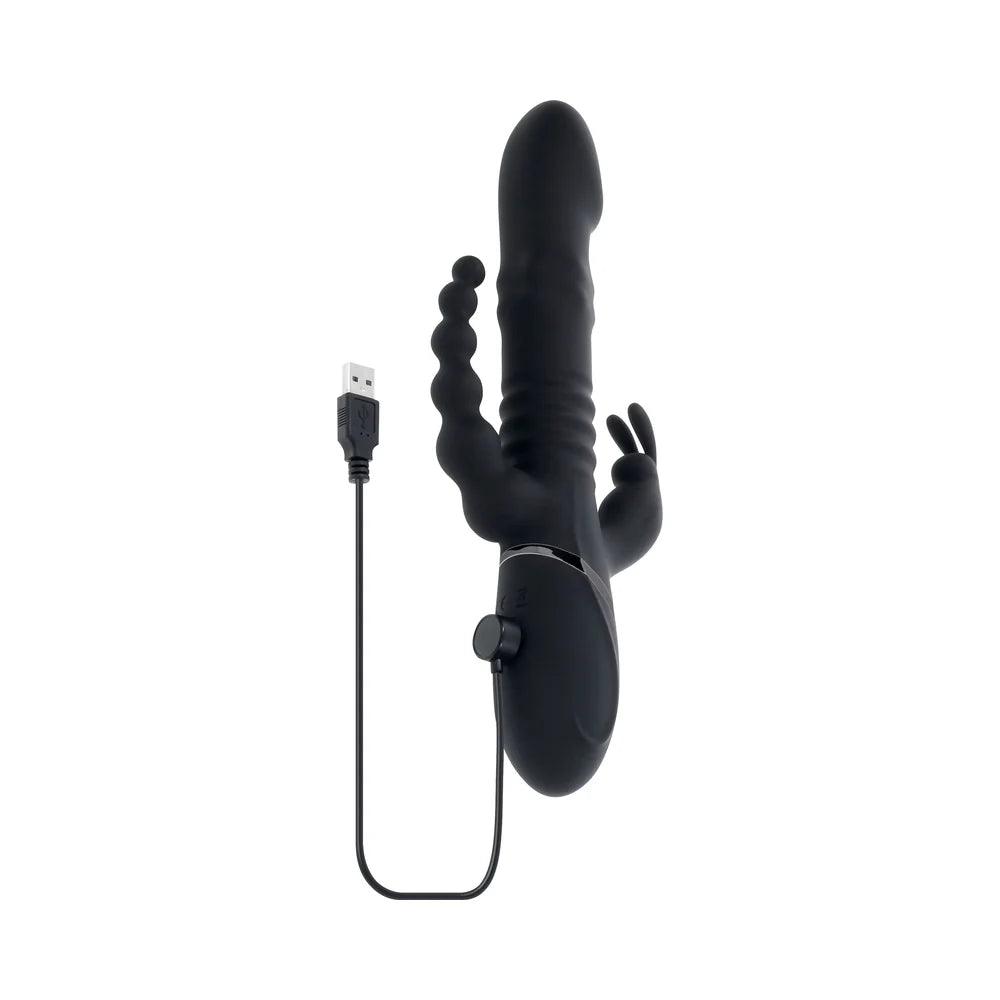 Playboy Big Bunny Energy Rechargeable Silicone Rabbit Vibrator - Buy At Luxury Toy X - Free 3-Day Shipping