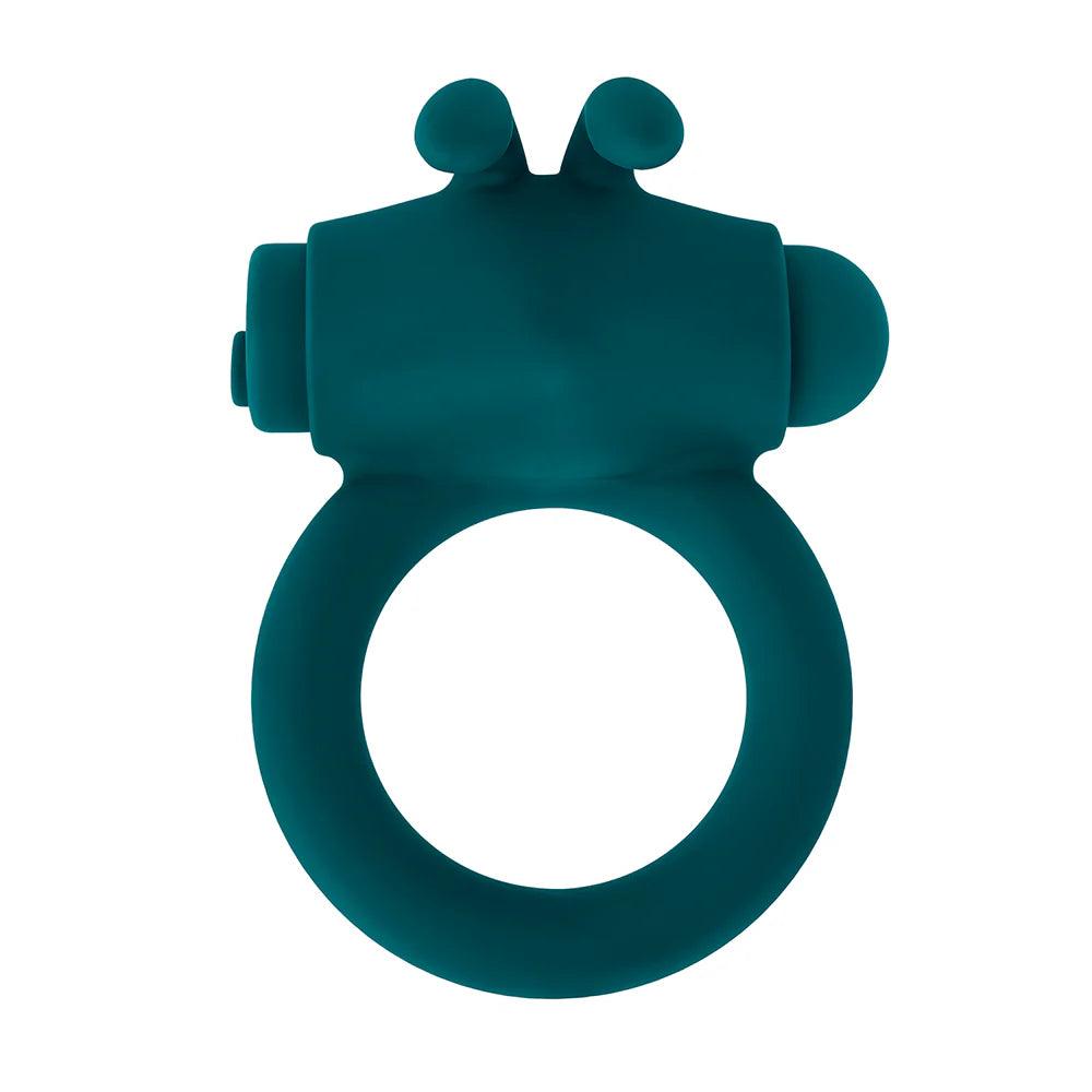 Playboy Bunny Buzzer Rechargeable Vibrating Silicone Cockring with Stimulator - Buy At Luxury Toy X - Free 3-Day Shipping