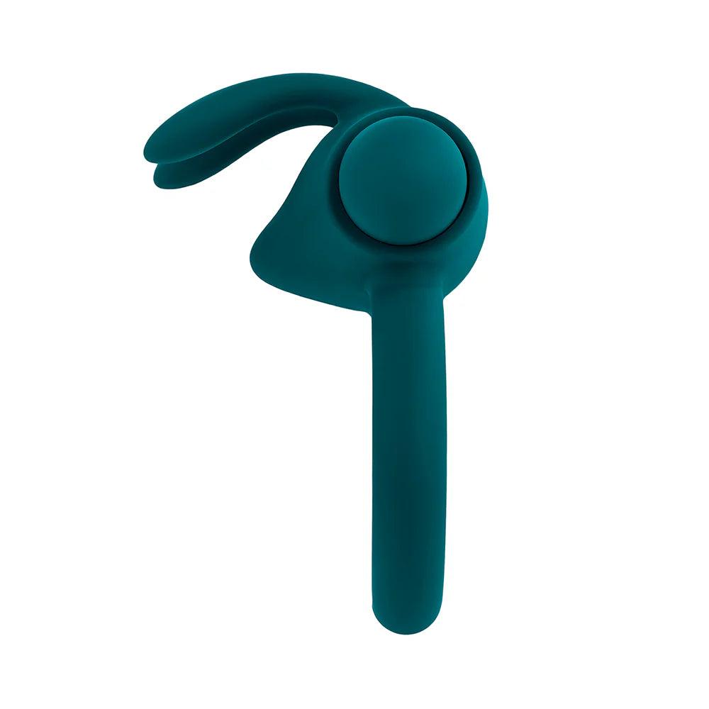 Playboy Bunny Buzzer Rechargeable Vibrating Silicone Cockring with Stimulator - Buy At Luxury Toy X - Free 3-Day Shipping