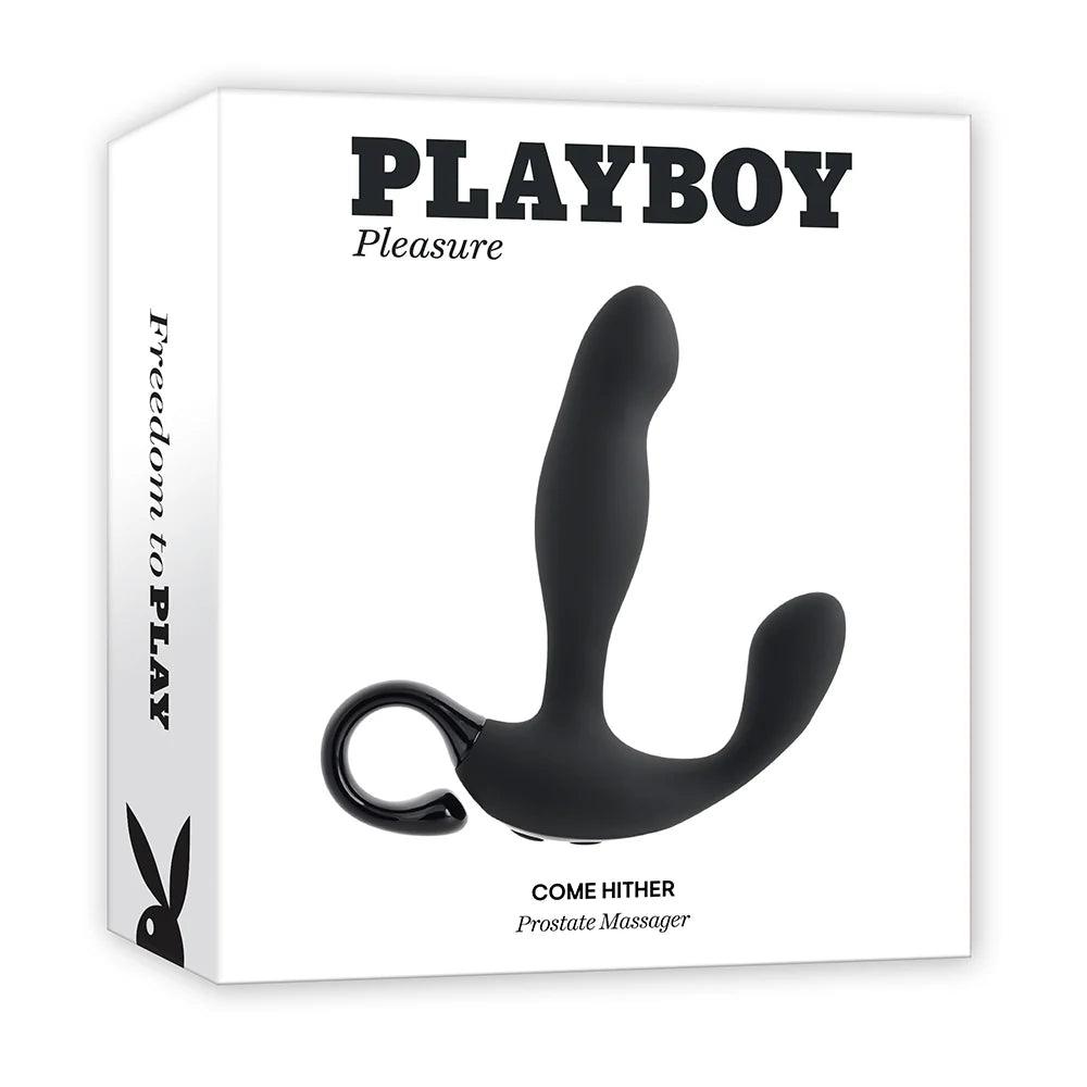 Playboy Come Hither Rechargeable Remote Controlled Silicone Vibrating Prostate Massager - Buy At Luxury Toy X - Free 3-Day Shipping