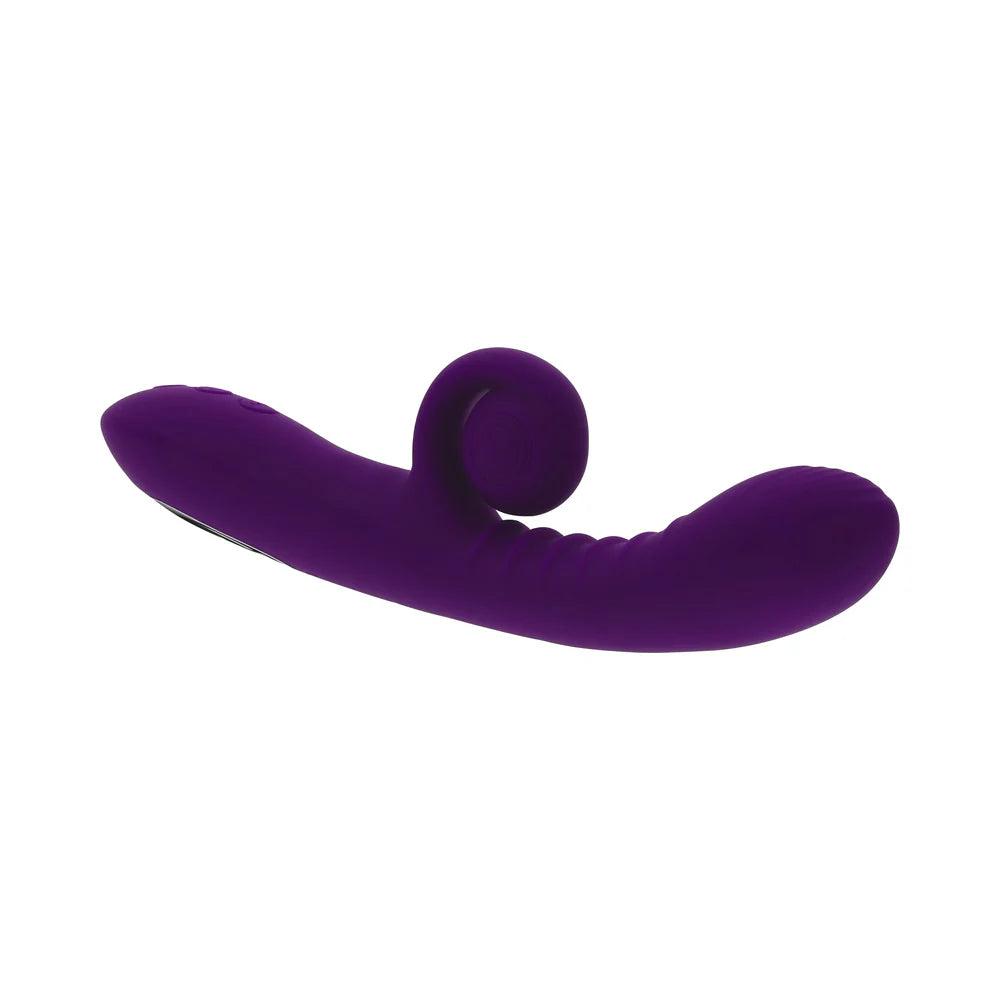 Playboy Curlicue Rechargeable Dual Stim Vibrator Silicone - Buy At Luxury Toy X - Free 3-Day Shipping