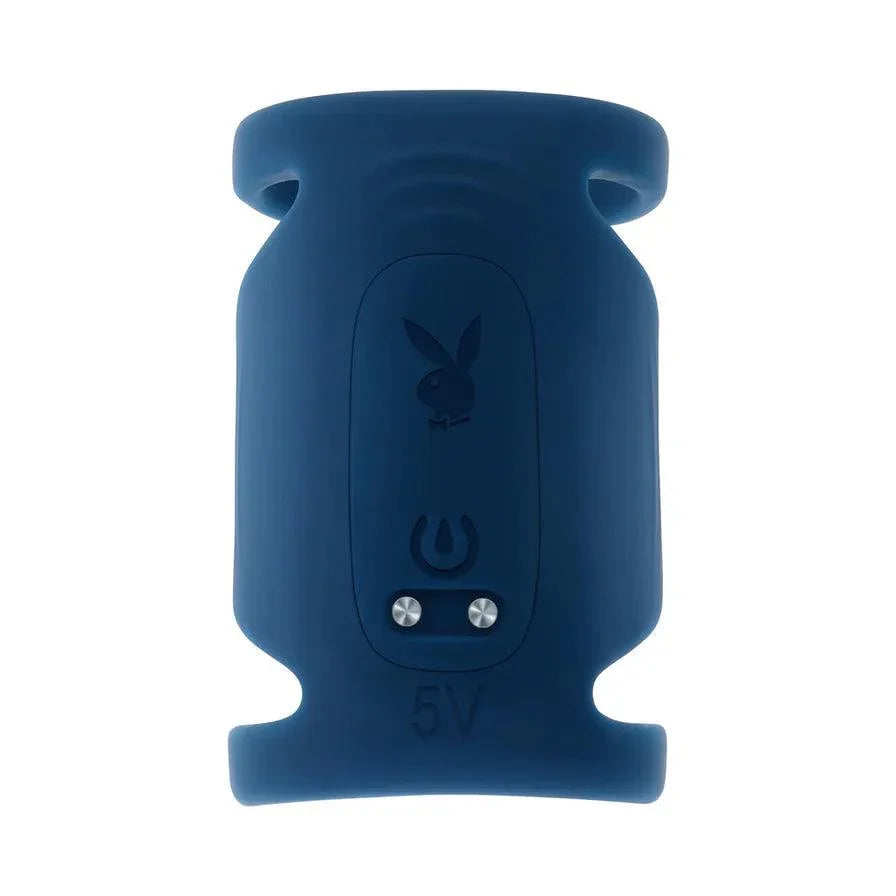 Playboy Jet Pack Rechargeable Silicone Vibrating Double Cock Ring - Buy At Luxury Toy X - Free 3-Day Shipping