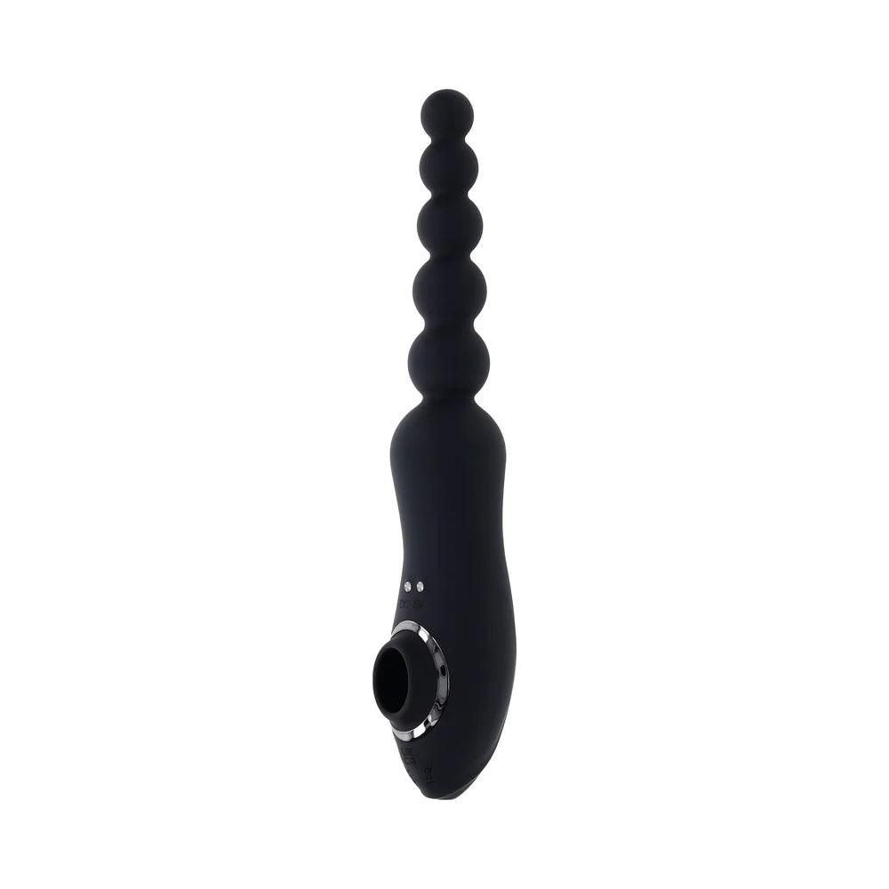 Playboy Let It Bead Rechargeable Flexible Dual-Ended Anal Vibe with Suction - Buy At Luxury Toy X - Free 3-Day Shipping