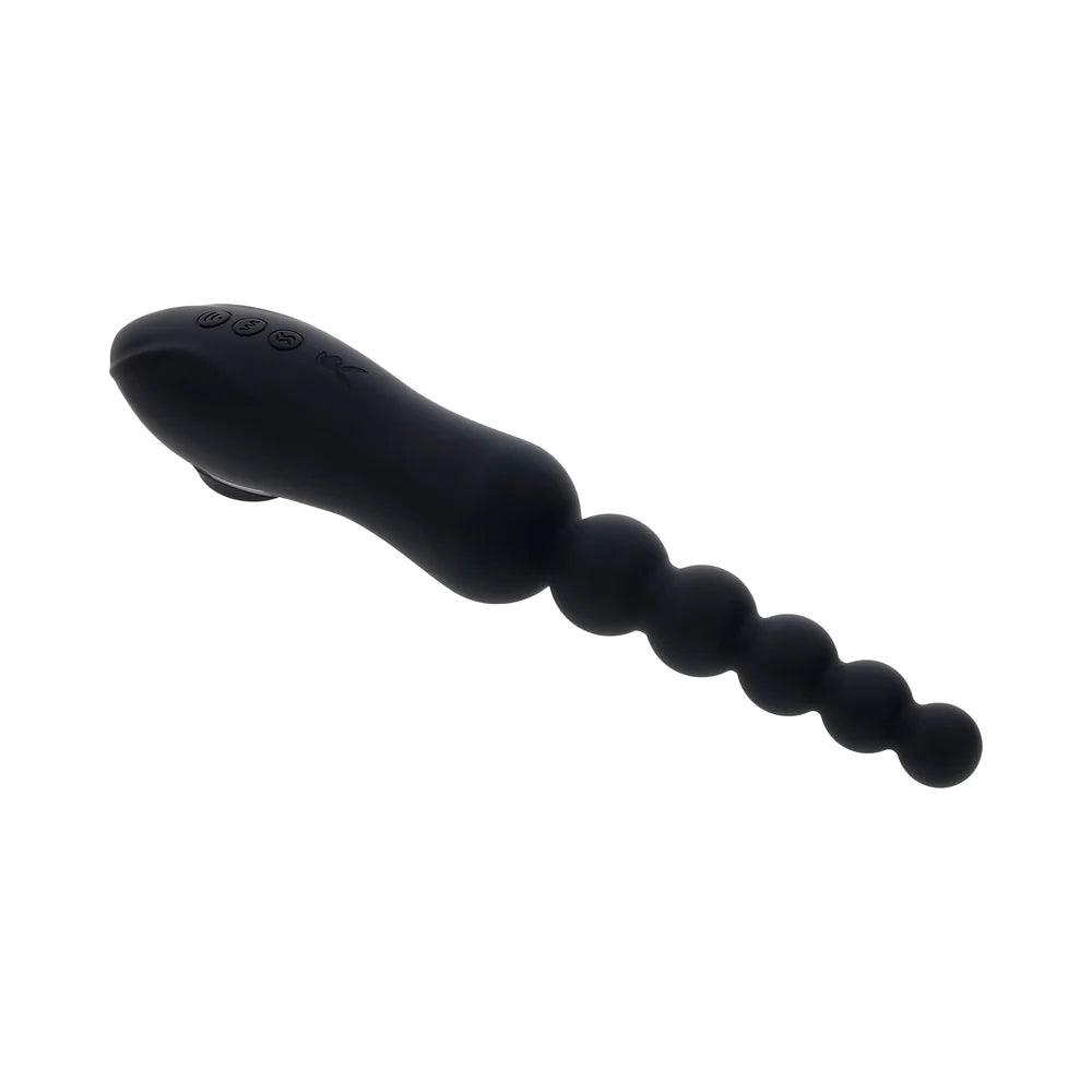 Playboy Let It Bead Rechargeable Flexible Dual-Ended Anal Vibe with Suction - Buy At Luxury Toy X - Free 3-Day Shipping