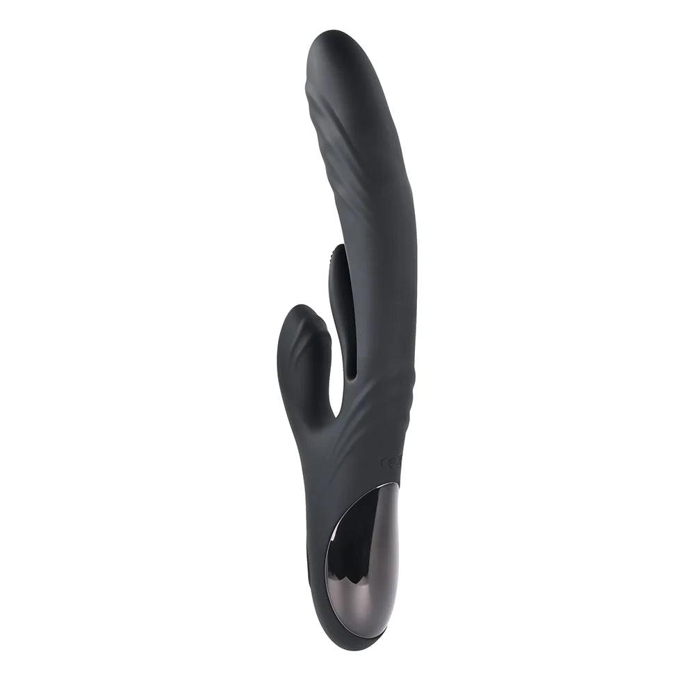 Playboy Rapid Rabbit Rechargeable Silicone Dual Stimulation Vibrator - Buy At Luxury Toy X - Free 3-Day Shipping