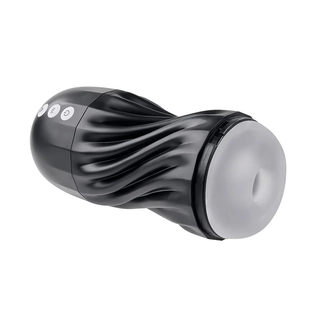 Playboy Solo Rechargeable Sucking Vibrating Masturbator - Buy At Luxury Toy X - Free 3-Day Shipping