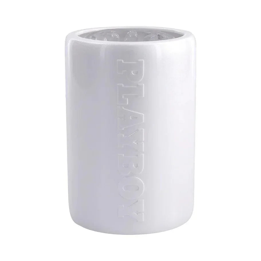 Playboy Spin Doctor Rechargeable Spinning Stroker TPE Sleeve White - Buy At Luxury Toy X - Free 3-Day Shipping