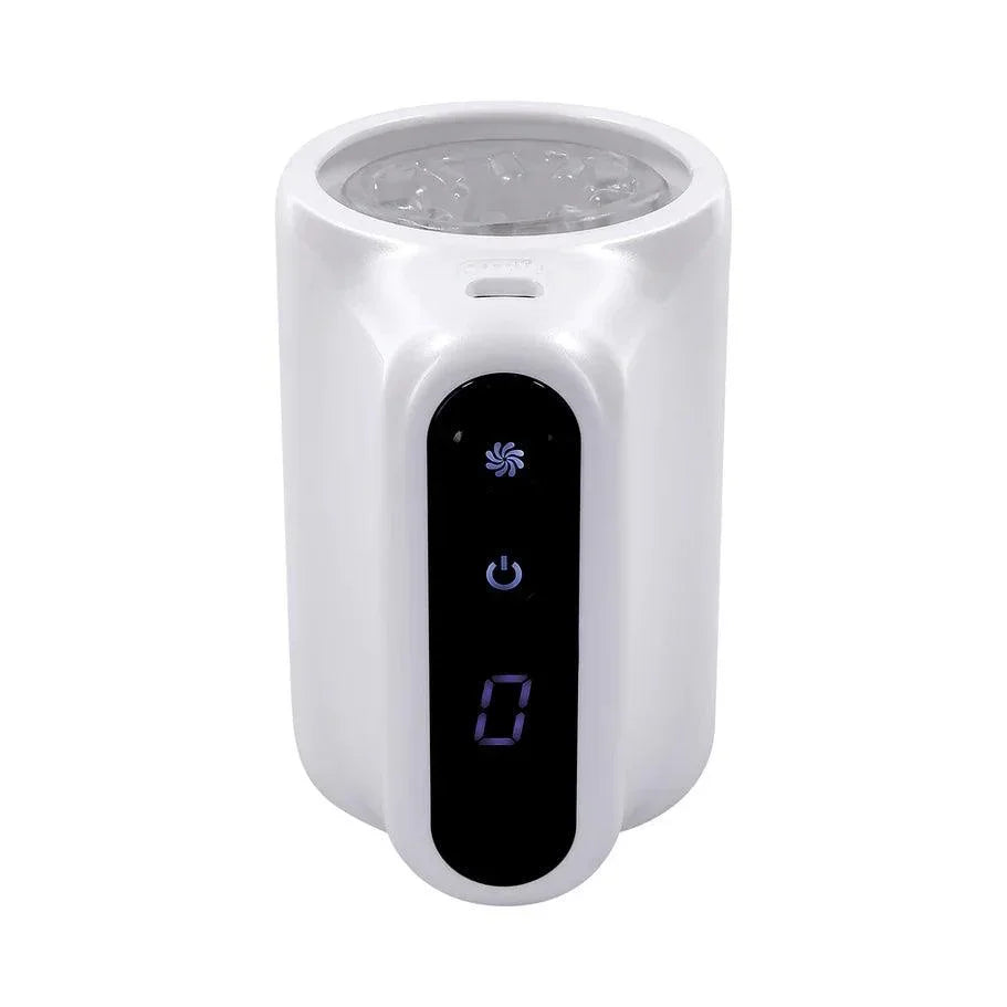 Playboy Spin Doctor Rechargeable Spinning Stroker TPE Sleeve White - Buy At Luxury Toy X - Free 3-Day Shipping