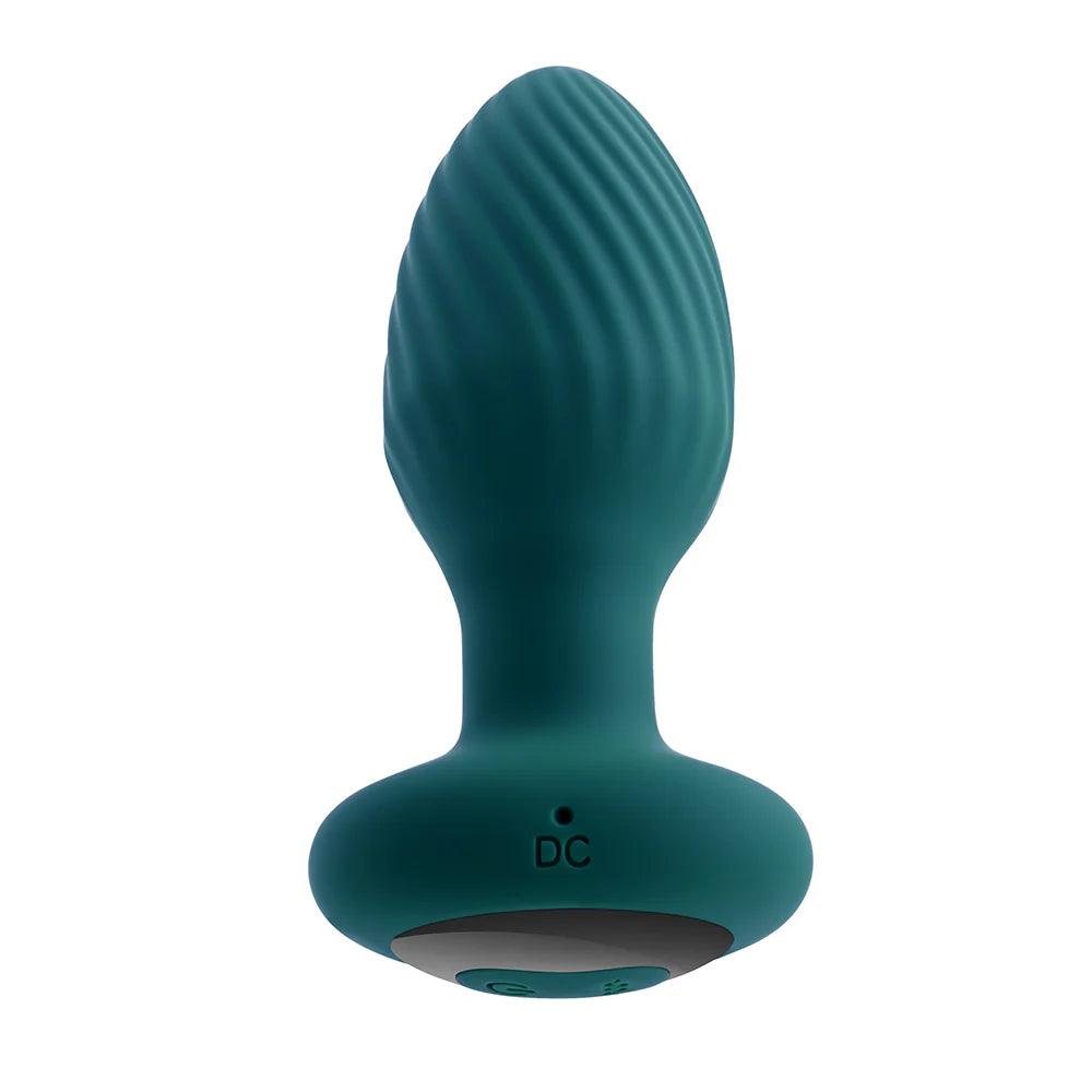 Playboy Spinning Tail Teaser Vibrating Rotating Anal Plug Salute - Buy At Luxury Toy X - Free 3-Day Shipping