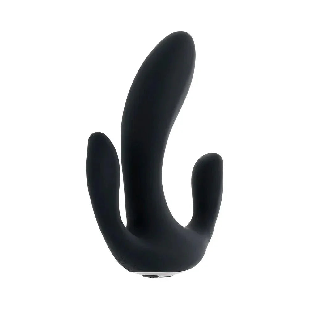 Playboy Triple Threat Rechargeable Silicone Multi Vibrator - Buy At Luxury Toy X - Free 3-Day Shipping