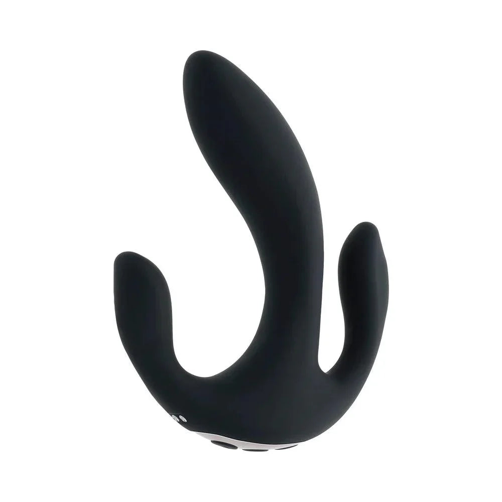 Playboy Triple Threat Rechargeable Silicone Multi Vibrator - Buy At Luxury Toy X - Free 3-Day Shipping