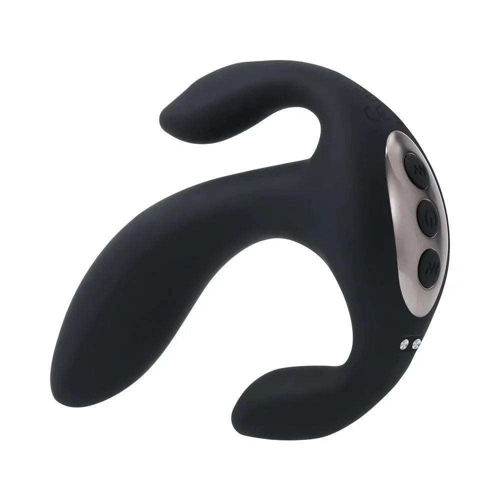 Playboy Triple Threat Rechargeable Silicone Multi Vibrator - Buy At Luxury Toy X - Free 3-Day Shipping