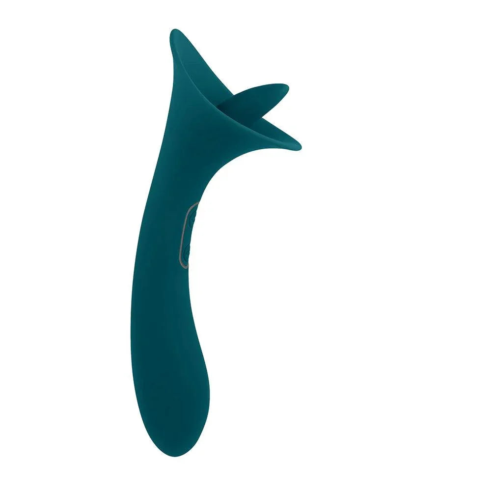 Playboy True Indulgence Rechargeable Dual Ended Silicone Flicking Vibrator - Buy At Luxury Toy X - Free 3-Day Shipping