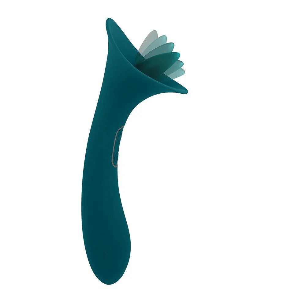 Playboy True Indulgence Rechargeable Dual Ended Silicone Flicking Vibrator - Buy At Luxury Toy X - Free 3-Day Shipping